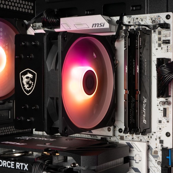 Фото - Системный блок Dragon Lucky Platinum Powered_by MSI (RTX 5070 + R5 7500F) Black